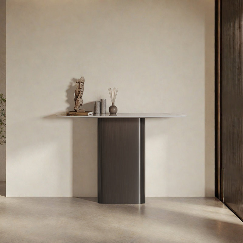 Modern Minimalist Creative Design Console Table, 31.5" H x 39.37" W x 15.75 " D