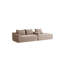 Canapé modulaire réversible en velours côtelé l 105 po x P 38 po x H 31 po Aura