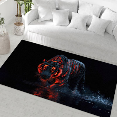 Tapis moderne à poils doux avec motif géométrique chic pour rehausser l'esthétique de votre espace de vie