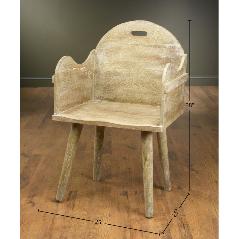 Fauteuil Myron, Brun