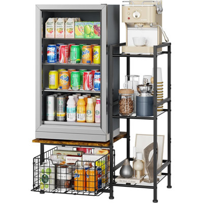 Mini support de réfrigérateur avec rangement