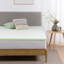 Surmatelas en mousse à mémoire de forme infusée de thé vert Zinus-888216001-861557190