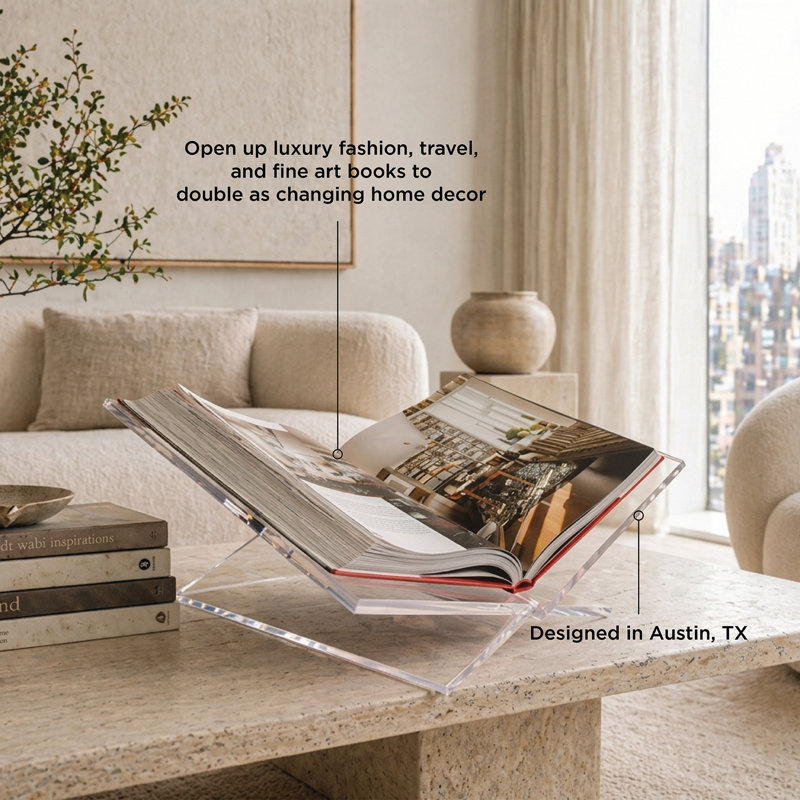 Modern Acrylic Book Stand