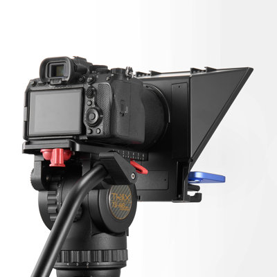 8'' Portable Teleprompter Remote for Webcam Smartphone Live Streaming