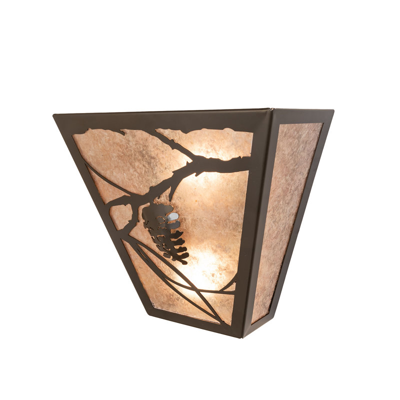 2 - Light Flush Mounted Sconce