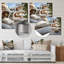 California Dream House I - impression sans cadre sur métal-1766492053