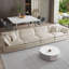 Canapé de style Mid-Century rembourré en chenille avec 5 coussins décoratifs, conception modulaire pour le salon-1385407041-1385407069-1385407068