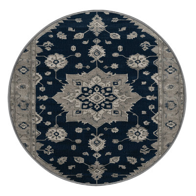 Machine Washable Overdyed Grey Area Rug