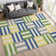 Machine Washable Indoor/Outdoor Aten ACN2332 Geometric Rug