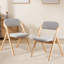 Chaise rembourrée empilable rembourrée et rembourrée-115937641