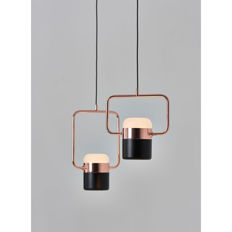 Ling 1 - Light Pendant, 9.5" H x 6.1" W x 3.1" D