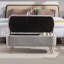 Banc de rangement avec repose-pieds pour pieds dorés-1072294486-1072294490