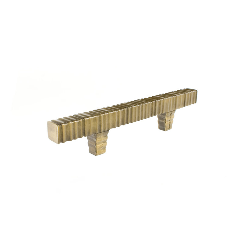 Forged 3 3" Center to Center Bar Pull, Antique Brass