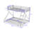 Metal Bunk Bed with Ladders-115170335