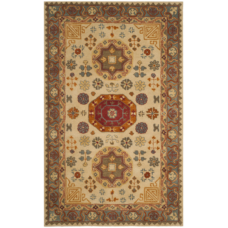 Cranmore Hand Tufted Wool Oriental Rug, Rectangle 3' x 5'