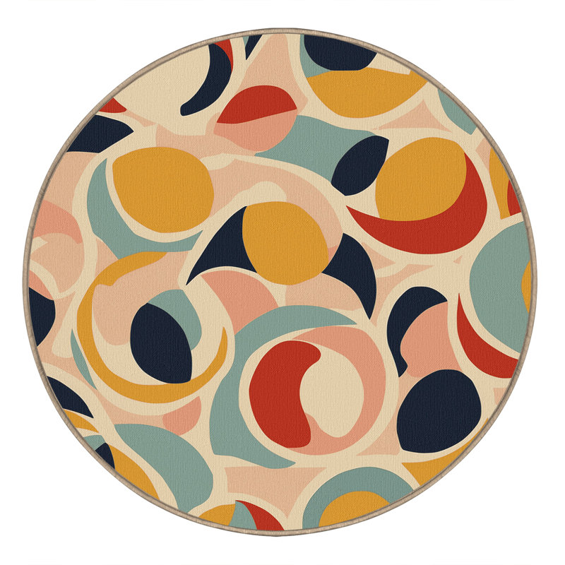 Zippy Streak Rug, Round 3'