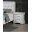 Table de chevet moderne et élégante avec table de chevet blanche 1Pc