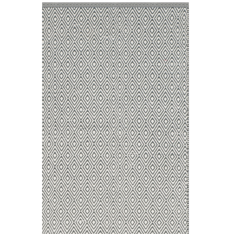 Dryden Hand Woven Cotton Geometric Rug, Rectangle 5' x 8'