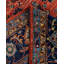 Tapis unique noué à la main Serapi - orange, 9 pi 0 po x 11 pi 11 po