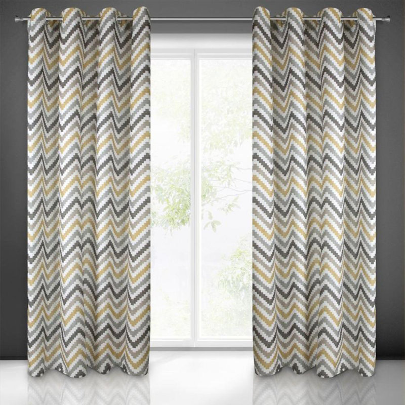 Nastia Room Darkening Single Curtain
