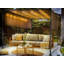 Pergola with LED Lights 310 x 310 cm Burcin-451400805
