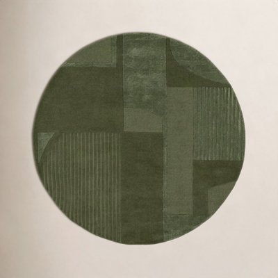Mesmer Hand-Tufted Geometric Wool Rug