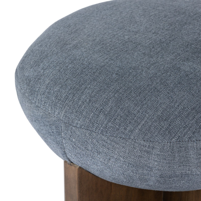 Dax Ottoman, Laughlin Denim, Vintage Parawood