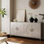 Buffet laqué 4 portes spacieux en champagne moderne pour la cuisine -917149215