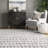 Sadler Geometric Area Rug for Living Room Bedroom Dining Room Kitchen, Grey-104815940