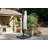 3.5m LED Cantilever Over Hanging Parasol - 56 LED strip lights This parasol is made using Polyester Fabric which has a Weather-Proof Coating & UPF Sun Protection Level 50-35633914
