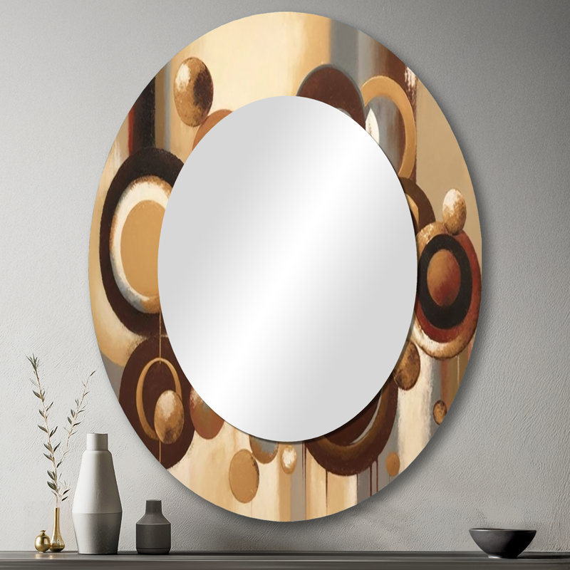 Miroir mural Aged Barrel, 43 po x 33 po