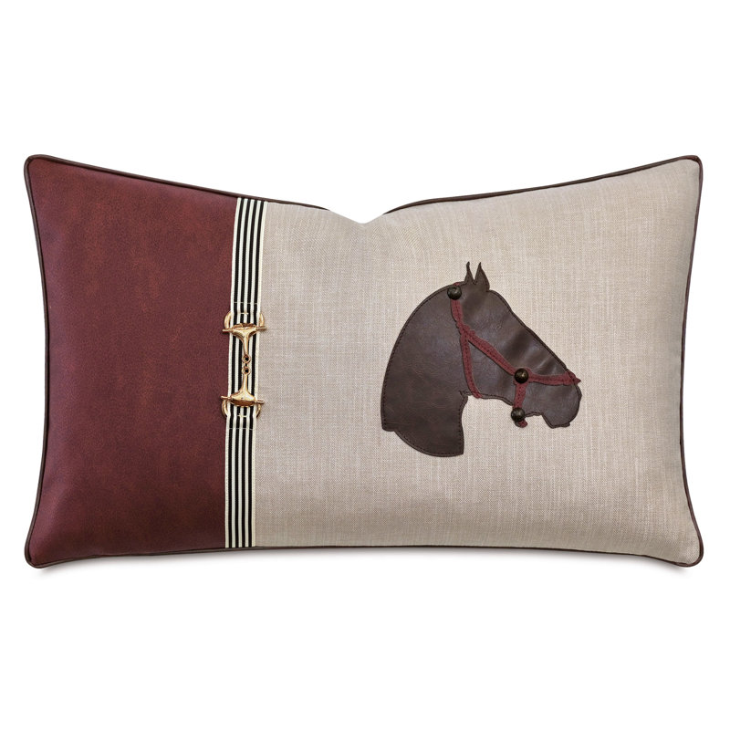 Equestrian Lumbar Pillow Cover & Insert