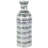 Capiz Shell Handmade Mosaic Blue Decorative Vase With White Interior-2100108369