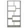 Tello 8-shelf Geometric Bookcase