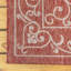 Tapis intérieur / extérieur rouge / beige tissé texturé Hagerman-56344758