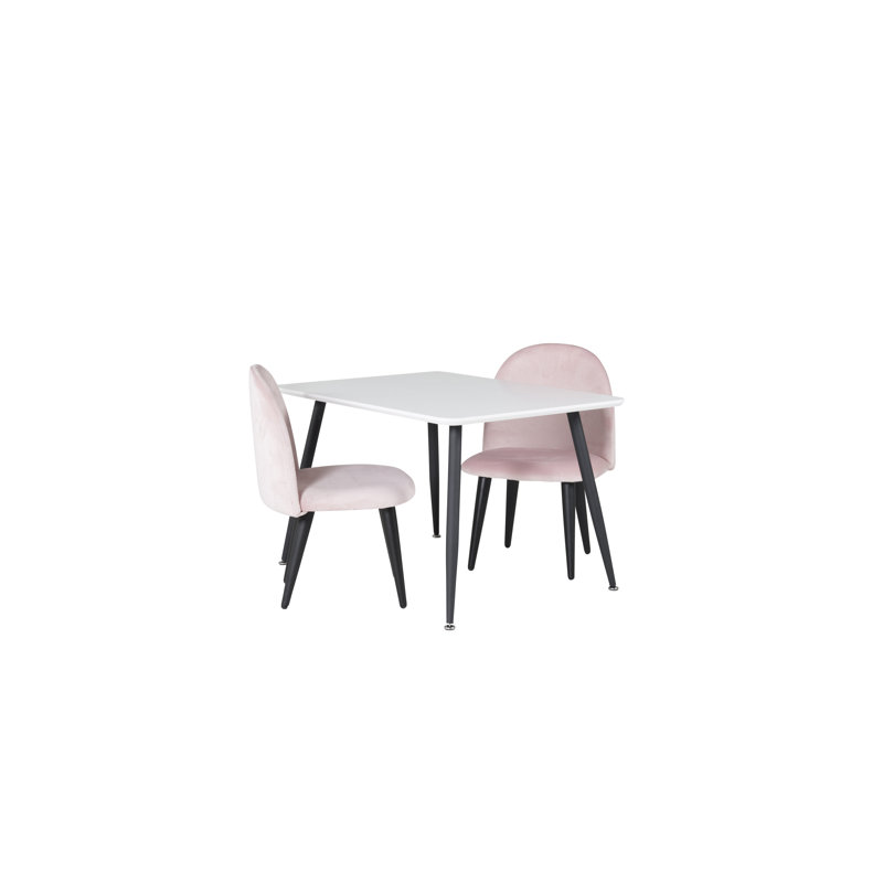 Horsforth 2 - Person Dining Set, Pink, Pink