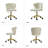 Mccowan Ergonomic Task Chair with Tufted Back-1082312321