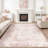 Modern Abstract Area Rug Non Slip Washable Rugs for Living Room Bedroom-Pink-74968590-82851853