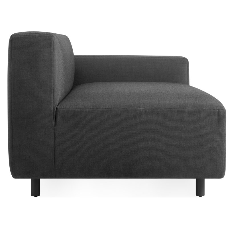 9 Yard Outdoor One Arm Lounge Chair, Coal Sunbrella®