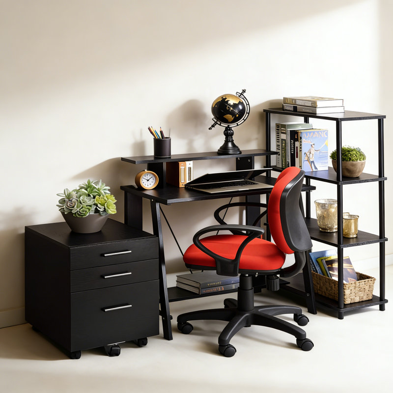 Nypho Writing Desk, Black