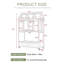 Serre en bois avec roues mobiles l 47,2 po x P 23,6 po-113607581
