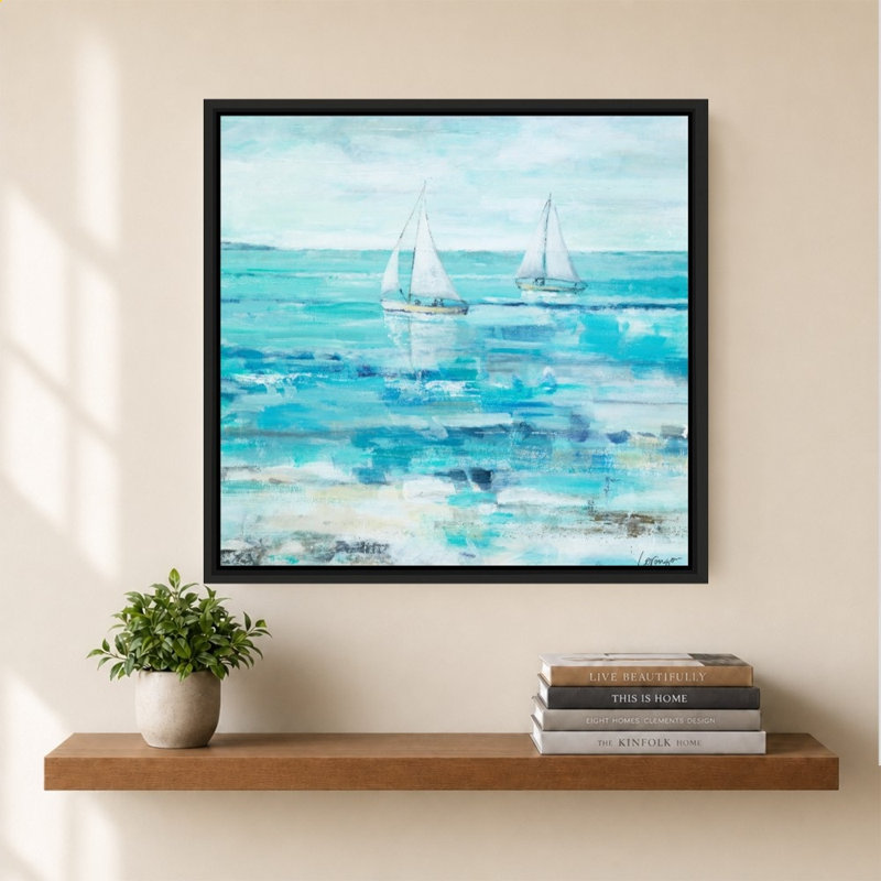 Duo de voiliers par Lorenzo Collective - Impression sur toile