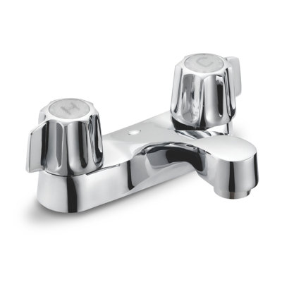 Plumb Tech Bathroom Faucets Mounting / Installation Required 2-handle Bathroom Faucet with Drain Assembly