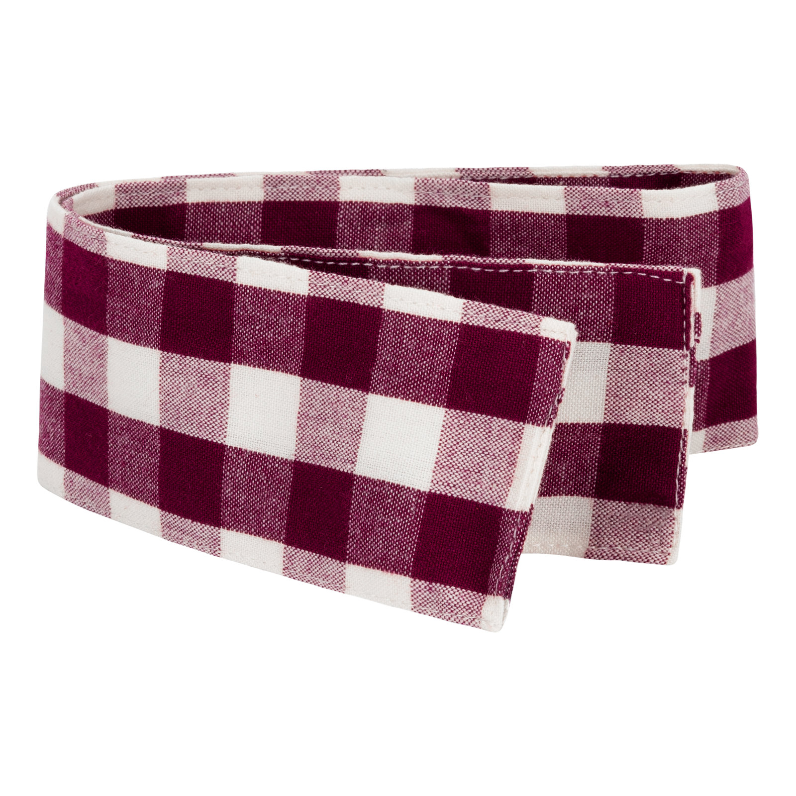 Alula Plaid Room Darkening Cotton Curtain Set, 50" W x 63" L, Burgundy