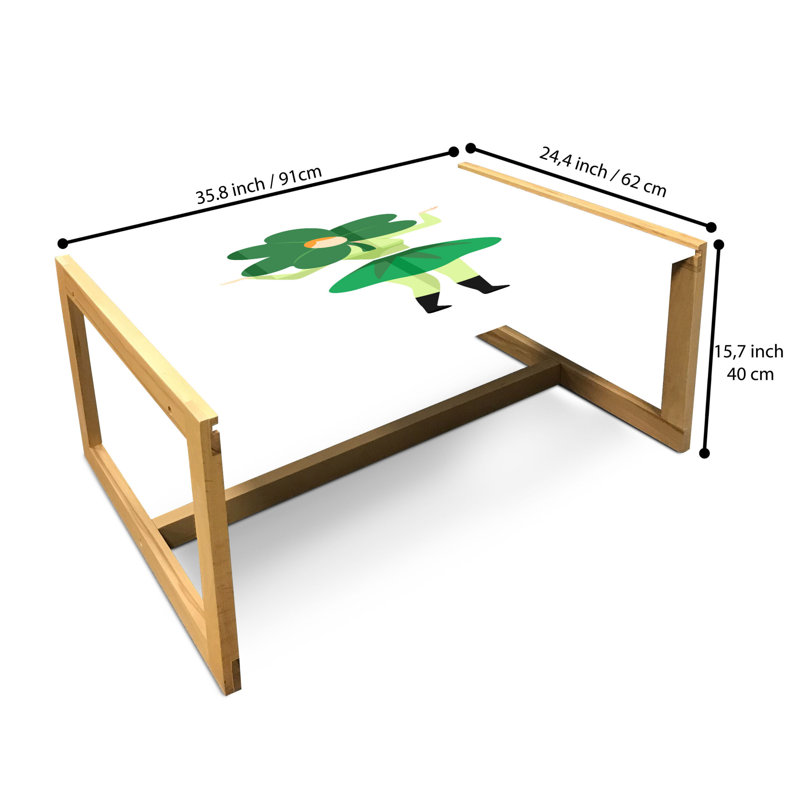 Janelle Sled Coffee Table, 40cm H x 91cm W x 62cm D