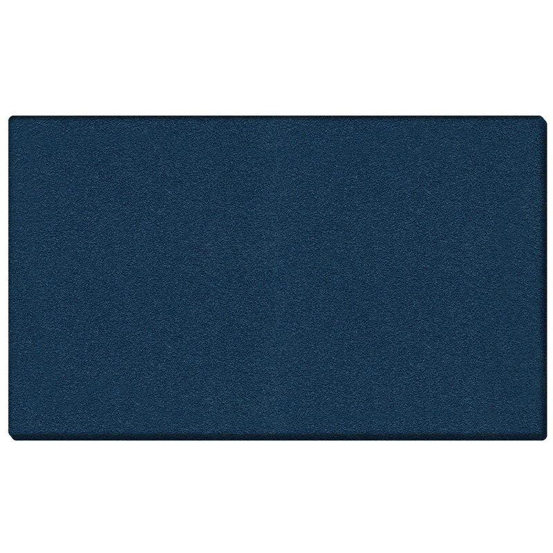 Babillard enveloppé de vinyle Ghent, Bleu marine, H 48 po x l 144 po x P 0,38 po