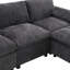 Canapé modulaire 86,5 po Chenille-1234401557