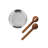 Nambe Oblong Nest Salad Bowl