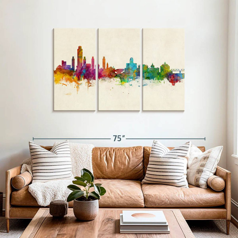 Nicci Albany, horizon de New York I, H 36 po x l 57 po