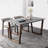 Sal Solid Wood Base Dining Table-1087910956